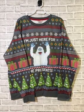 Rudolph, the rednosed, reindeer with Playful Yeti Graphic size XLi